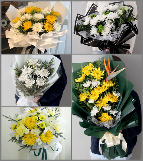 安徽滁州市定远县永康镇靠山村白事花束代送